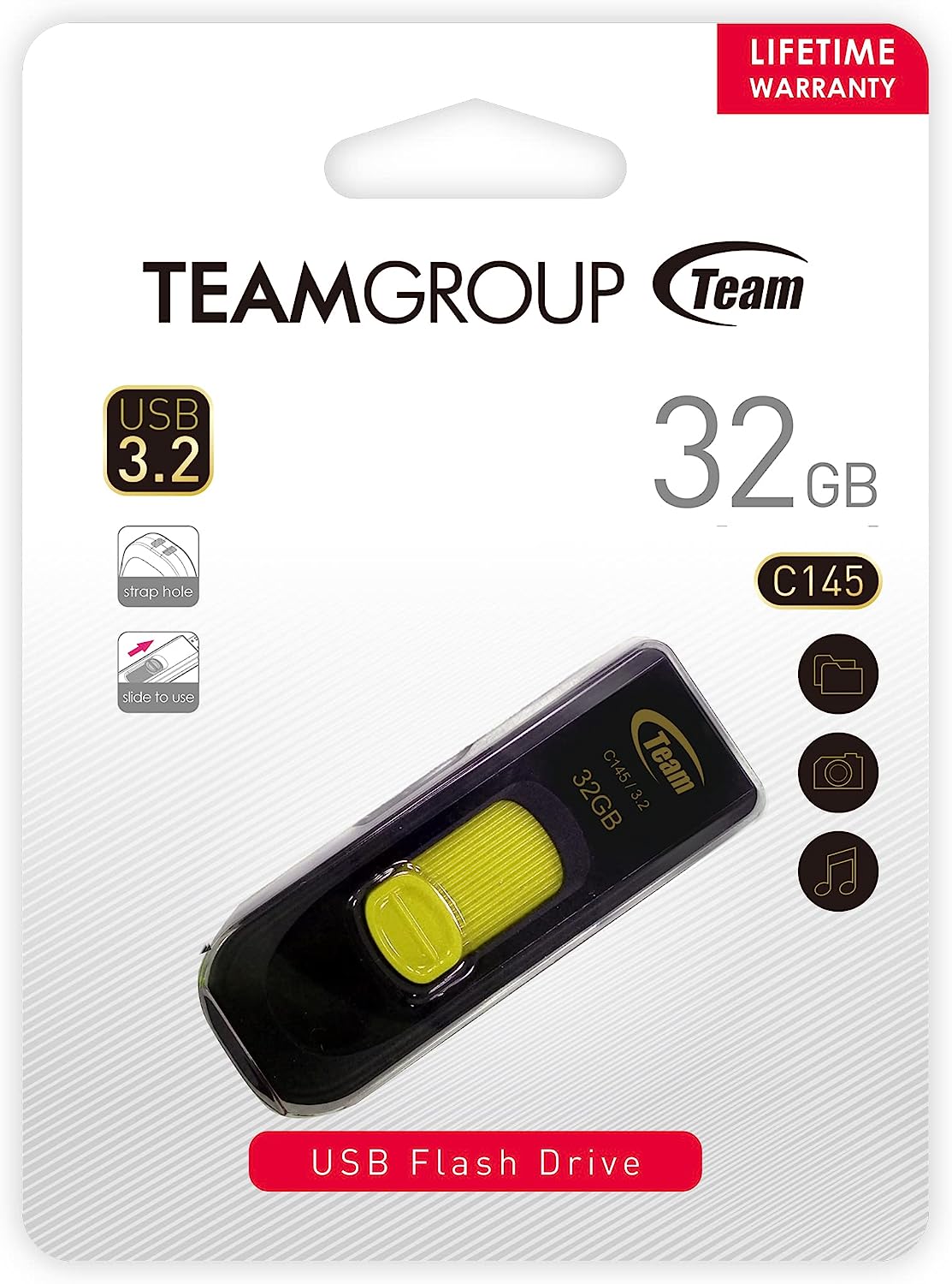 Teamgroup 32gb USB 3.2 Flash Drive - USB External Storage - Data Backup