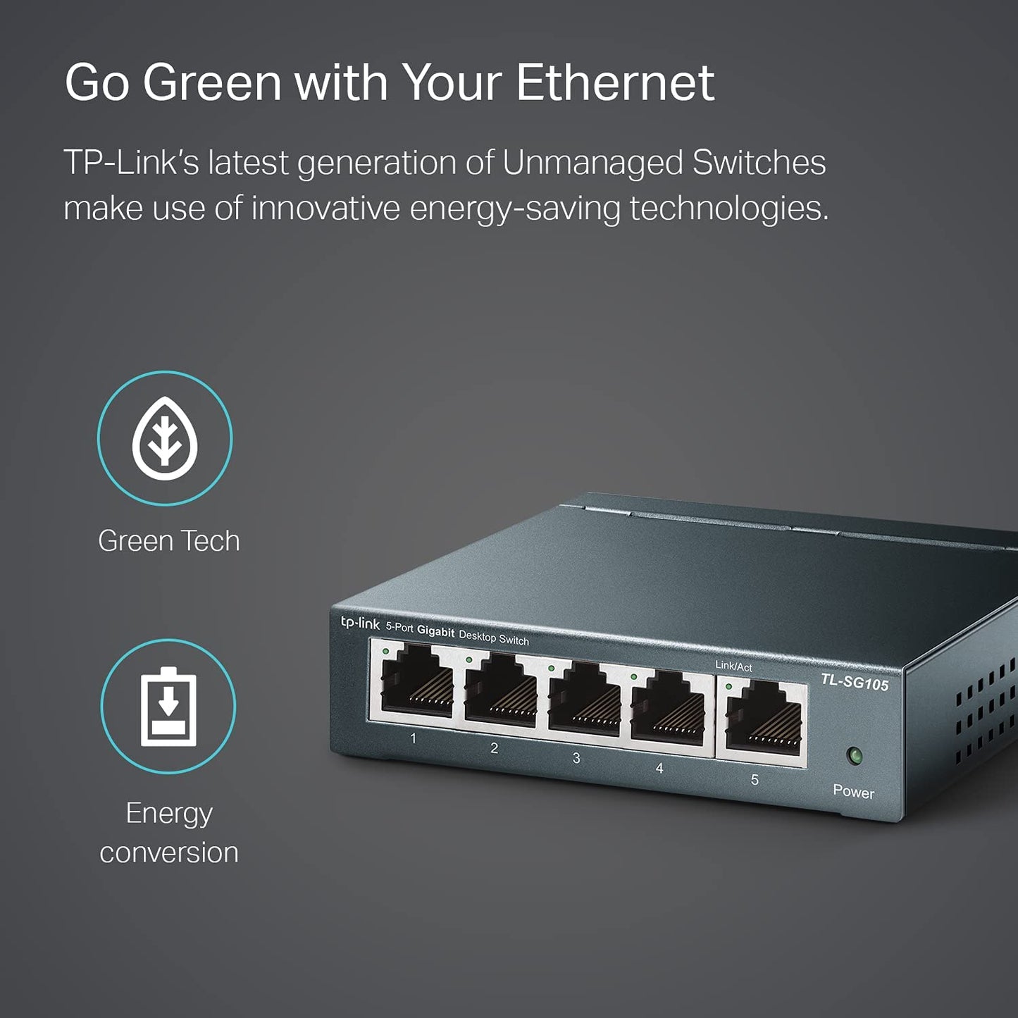 5 Port Gigabit Ethernet Switch - Home Network Devices
