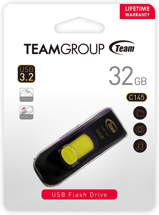 Teamgroup 32gb USB 3.2 Flash Drive - USB External Storage - Data Backup